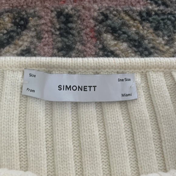 Simonett Cream Ribbed Camisole with Chain Straps - Picture 4 of 4